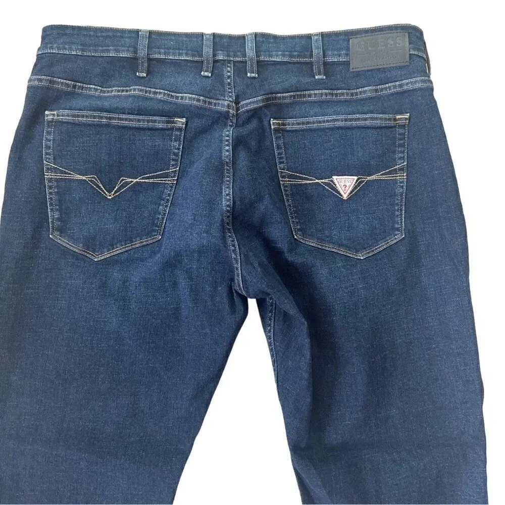 Guess Dark Blue Slim Straight Size 40/30